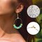 Earring Making Kit with 160PCS Beading Hoop Earring Finding Component Accessories, 80PCS Hooks, 80PCS Jump Rings Loop and 80PCS Earring Backs for Jewelry Making Earring DIY Craft, Teardrop and Round